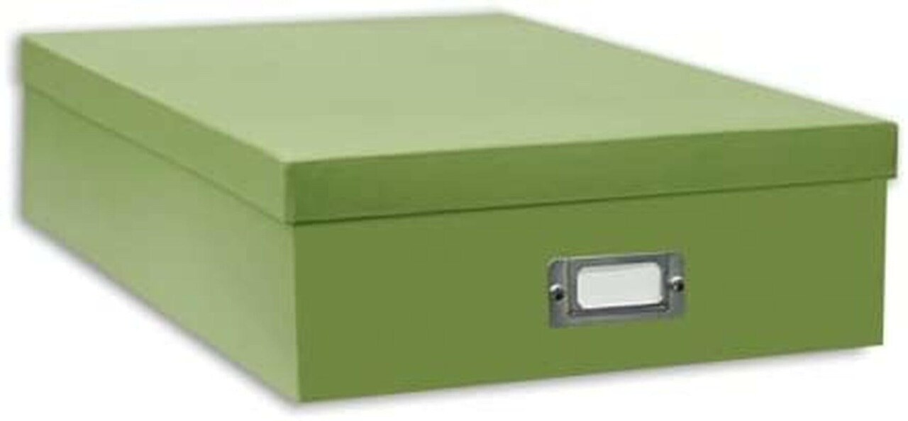Pioneer Jumbo Scrapbook Storage Box, Black, 14.75 Inch X 13 Inch X